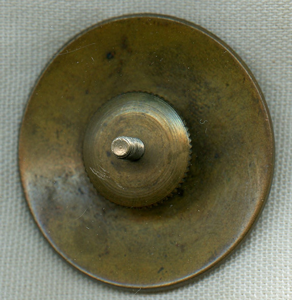 Heavy, High Quality 1930's US Army Enlisted Man Visor Hat Badge