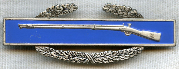 Sterling WWII US Army Combat Infantry Badge (CIB)