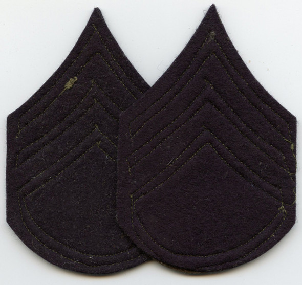 Pair of Early WWII US Army Rank Stripes for Staff Sergeant