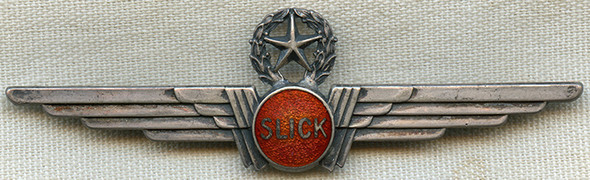 Scarce Slick Airways Captain Wing in Sterling