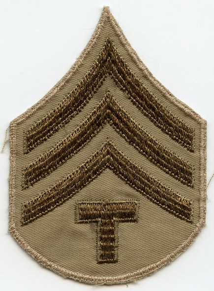 Single US Army Rank Stripes for Technician Fourth Grade Small