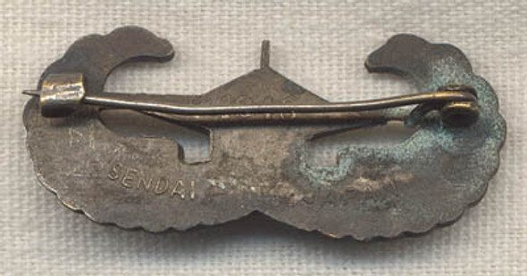 Very Rare 1946 Sendai, Japan-Made US Army 11th Airborne Glider Troops Qualifying Badge