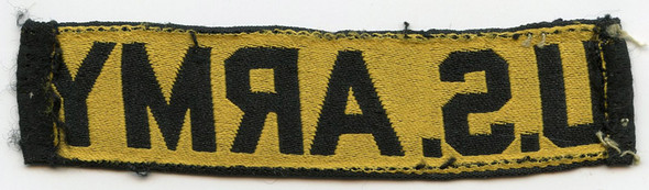 Scarce Late 1950s-Early 1960s US Army Breast Tape as Worn by Elvis in Germany