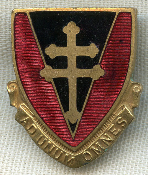 Beautiful 1920's - 30's US Army 322nd Field Artillery Regiment DI by Robbins