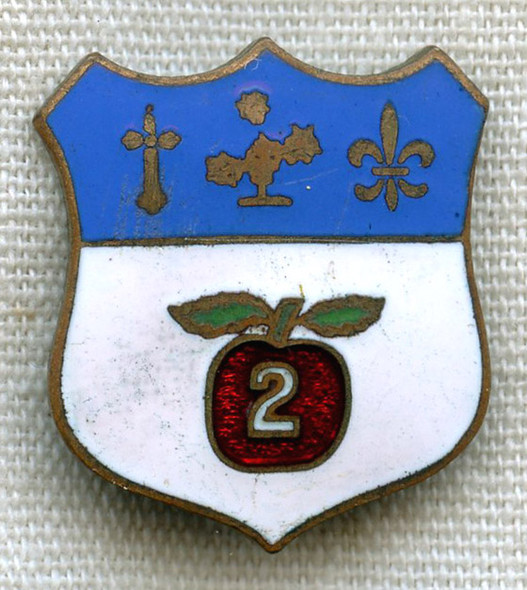 WWII US Army 2nd Infantry Regiment New York National Guard (NYNG)