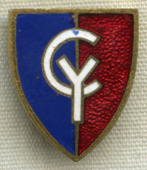 Late WWII US Army 38th Infantry Division (aka Cyclone) Patch-Type DI