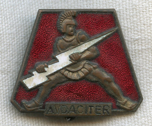 WWII US Army 78th "Lightning" Division German-Made DI with Pin-Back