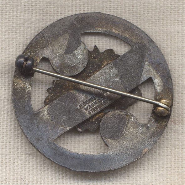 Sterling Silver "DI" for US Army 104th Armored Cavalry