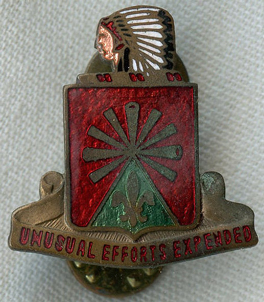 Very Cool 1952-1953 US Army 158th Field Artillery Regiment DI Japanese-Made