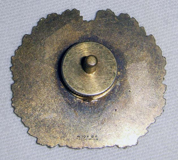 1945-1950 Pan Am Airways (PAA) Flight Crew Hat Badge in Gold-Filled Sterling by Balfour