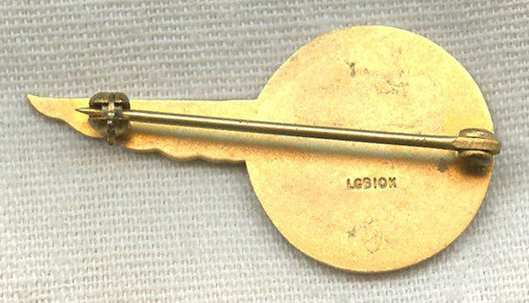 1960s Pan Am Airways (PAA) Purser's Wing in 10K Gold by Balfour