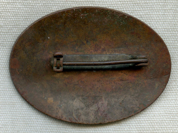 #'ed Late 1930s-Early WWII US Engineer Dept. New York District ID Badge