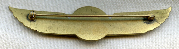 Circa 1950s Capital Airlines Pilot Jacket Wing with Pin-Back