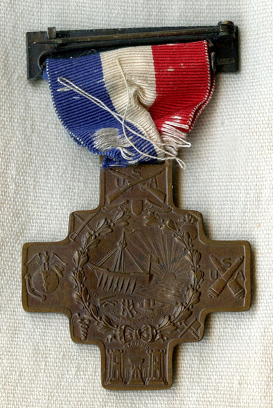 WWI New Hampshire State Service Medal Featuring "Old Man in the Mountain"