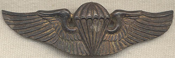 Fabulous OSS Chinese Army Paratrooper First Group Commando Wing #008