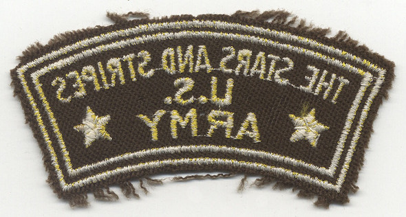 WWII English-Made Stars & Stripes Correspondent Shoulder Patch