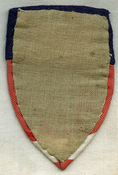 Extremely Rare WWII 'Reverse Top' CBI Theater Shoulder Patch made in India