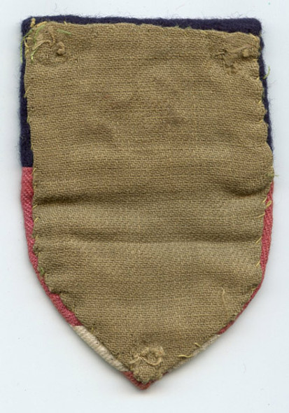 Theatre-Made WWII US Army CBI Shoulder Patch with Dark Blue Wool Top