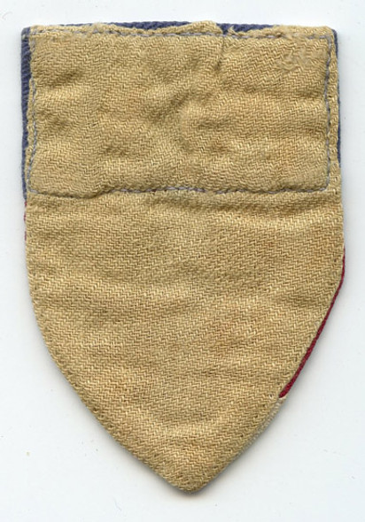 Nice Small WWII Theater-Made US Army CBI Shoulder Patch in Textured Cotton