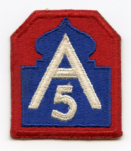 WWII United States 5th Army Shoulder Patch