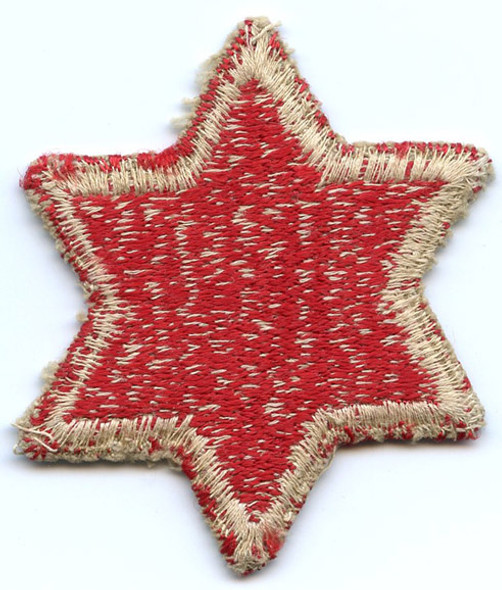 WWII US Army 6th Infantry Division Shoulder Patch