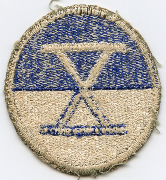 WWII US Army 10th Corps Patch