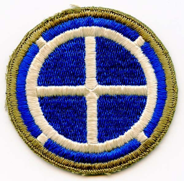 WWII Green Back Patch for US Army 35th Division (aka "Santa Fe")