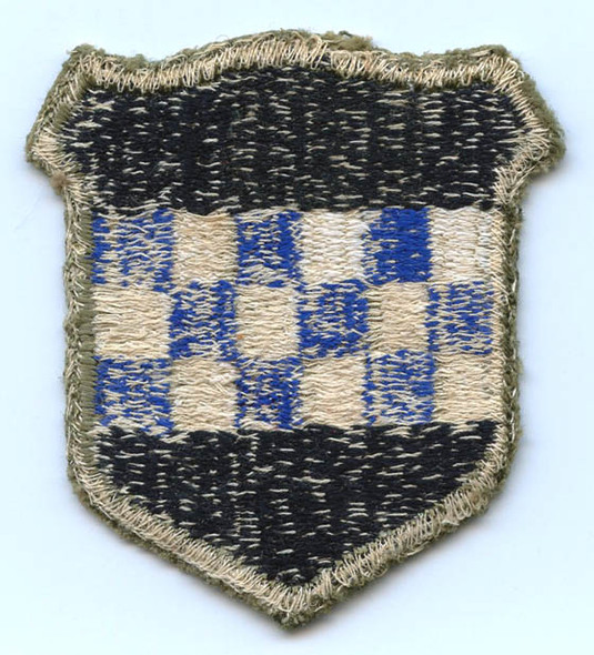 WWII Patch for US Army 99th Infantry (aka "Checkerboard") Division