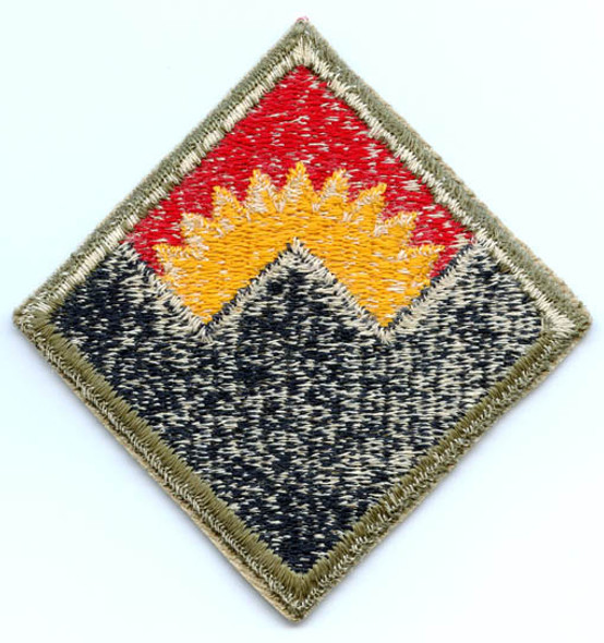 WWII US Army Western Defense Command Shoulder Patch