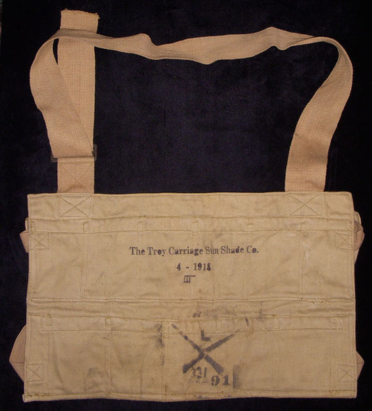 Very Nicely Maker-Marked and Unit-Marked WWI US Army Grenade Pouch