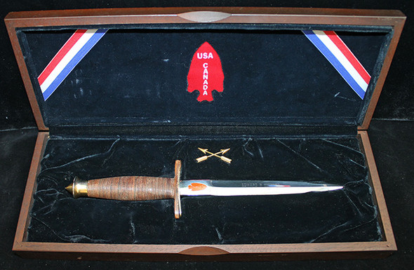 Named WWII 1st Special Service Force / 1st Rangers Veteran Grouping with \V-42 Stiletto by Case