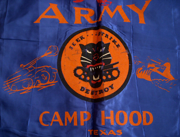 Great WWII US Army Tank Destroyer Camp Hood, Texas Souvenir Pillowcase
