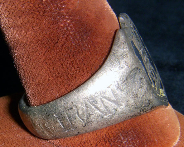 Large WWII American GI Ring From Iran Dated 1943