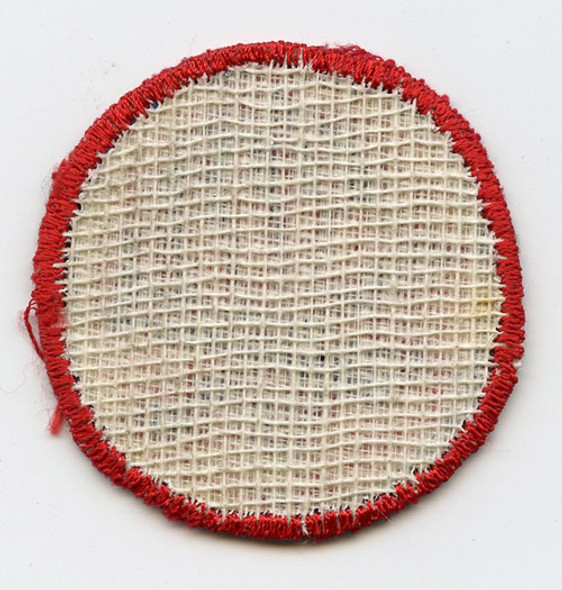 WWII or Post-WWII US Army Airborne Overseas Cap Patch Bevo Weave German-Made