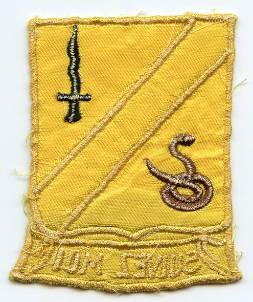 Early 1950's US Army 14th Armored Cavalry Regiment Pocket Patch German-Made