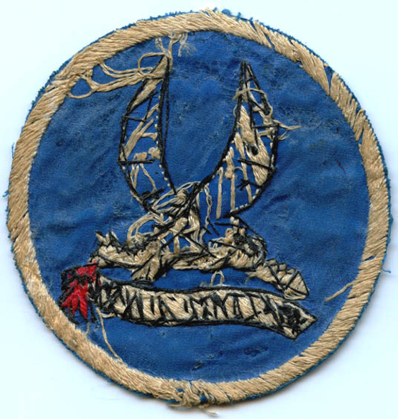 1960s Hand-Embroidered US Army 52nd Combat Aviation Battalion (Flying Dragons) Pocket Patch