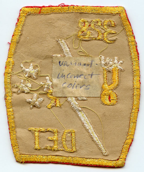Early 1970's ASA Army Security Agency 328th Radio Research Detachment Pocket Patch Made in Saigon
