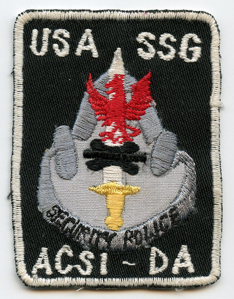 Early 70's US Army Special Security Group Army Chief of Staff for Intelligence Saigon-Made Patch
