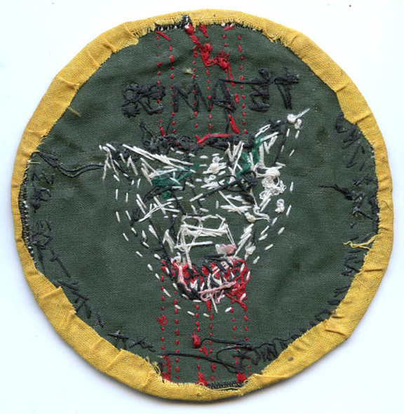 1970 US Army Advisory Team 98 (Black Tiger Commandos) Pocket Patch Vietnamese-Made
