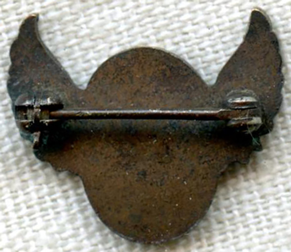 BEING RESEARCHED - Unidentified Winged "D" Lapel Pin 1910's - 20's - NOT FOR SALE UNTIL ID'd