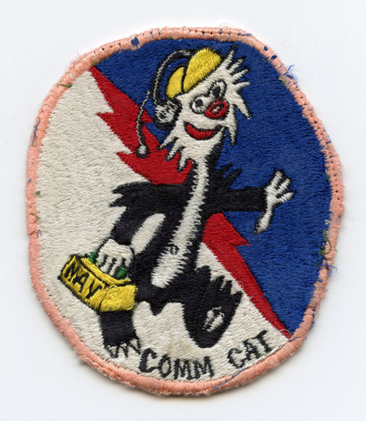 BEING RESEARCHED - Unidentified "Comm Cat" Patch - NOT FOR SALE UNTIL IDENTIFIED