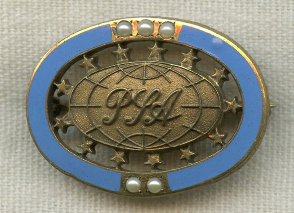Beautiful1960s PAC Southwest Stewardess Badge
