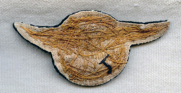 BEING RESEARCHED Beautiful WWII? Bullion European Aviation Badge /Wing NOT FOR SALE TIL IDed