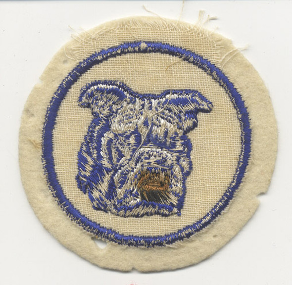 BEING RESEARCHED - Unidentified Patch with Bulldog Head -NOT FOR SALE UNTIL IDENTIFIED