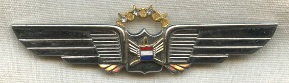1960s United Airlines Captain Wing with Three Diamond Chips