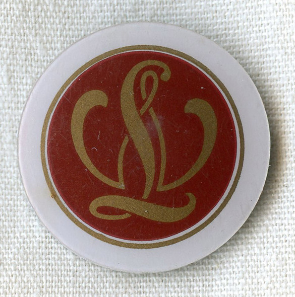 BEING RESEARCHED - Unidentified "WL" Badge by Whitehead & Hoag -NOT FOR SALE UNTIL IDENTIFIED