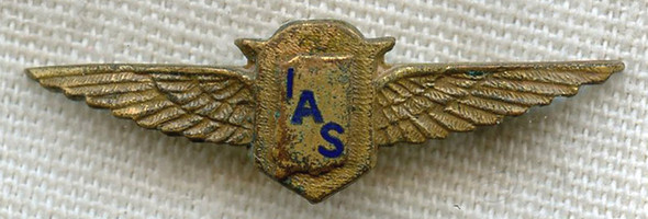BEING RESEARCHED - "IAS" Lapel Wing by Greenduck - NOT FOR SALE UNTIL IDed