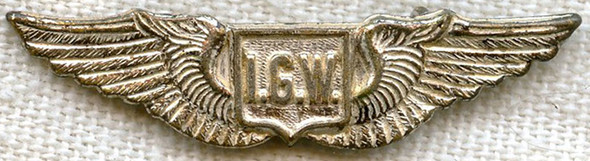 BEING RESEARCHED - "IGW" Lapel Wing - NOT FOR SALE UNTIL IDed