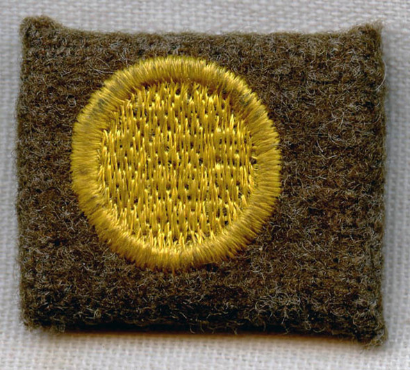 BEING RESEARCHED - Embroidered Rank (?) with Gold Circle Insignia - NOT FOR SALE UNTIL IDed