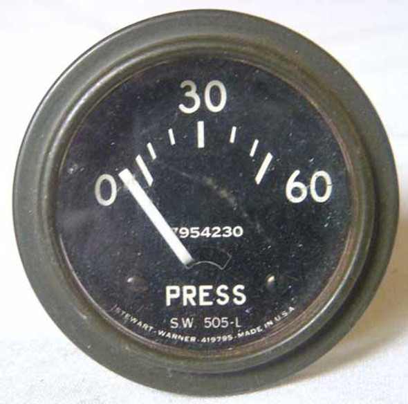 BEING RESEARCHED - Unidentified Aircraft Instrument by Stewart-Warner - NOT FOR SALE TIL IDed